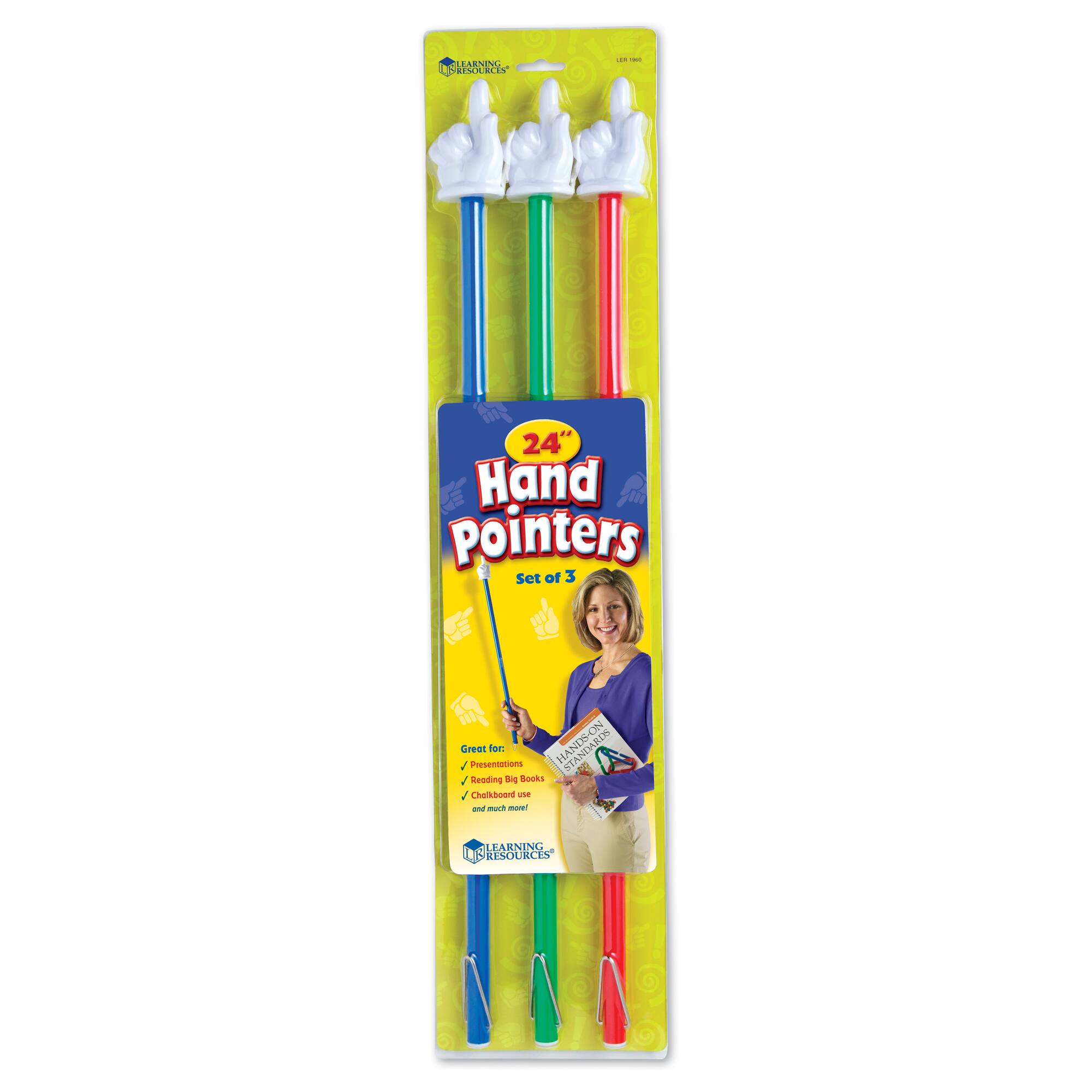 Learning Resources 24" Hand Pointers, 3ct.